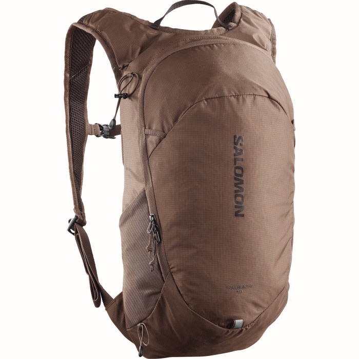 Salomon Trailblazer 10l Rygsæk Mustang Black Coffee Vandrerygsække Sort  10L