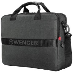 Wenger Rygsæk 100 Genbrugt Polyester Genbrugt Pet Flaskemateriale Sort Grå Sort