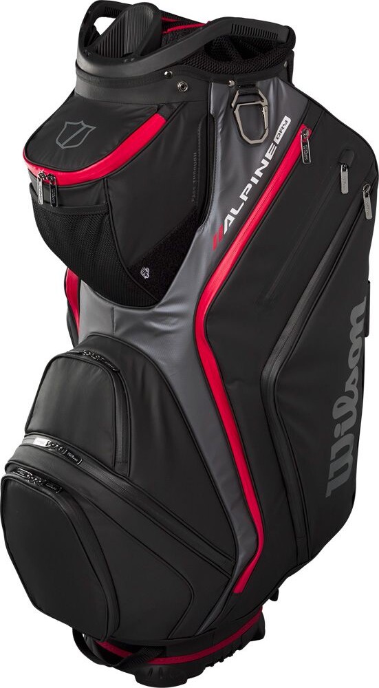 Wilson Alpine Dry Golf Taske Sort Grå Rød