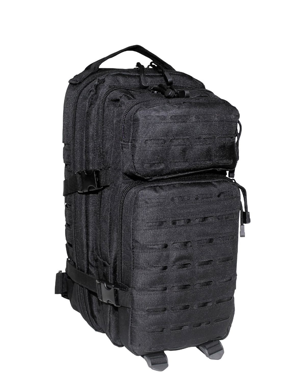Mfh Laser Cut Assault Rygsæk 30l Sort One Size Sort Unisex 30 Liter