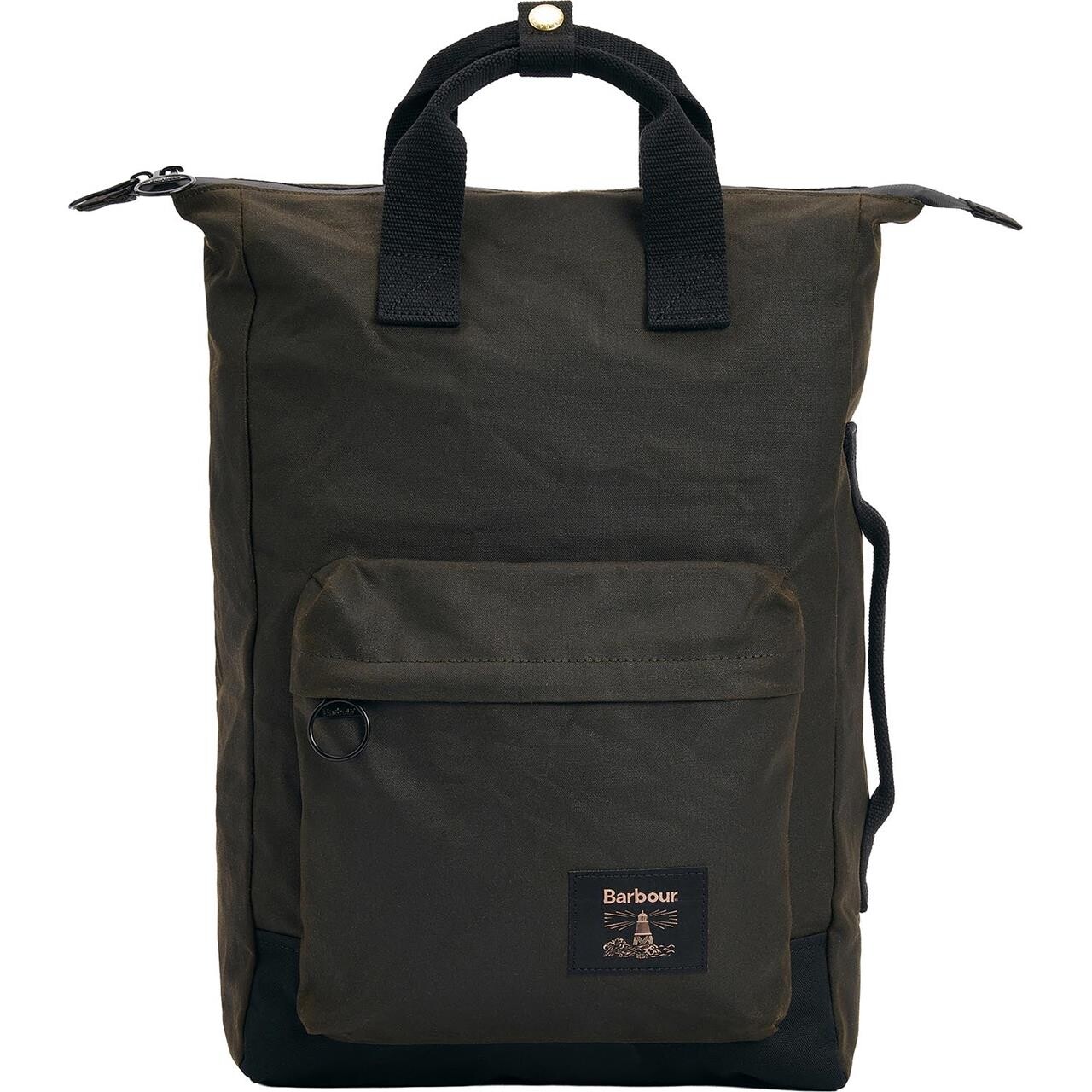 Barbour Field Wax Backpack Grøn Olive Black One Size Sort  One Size
