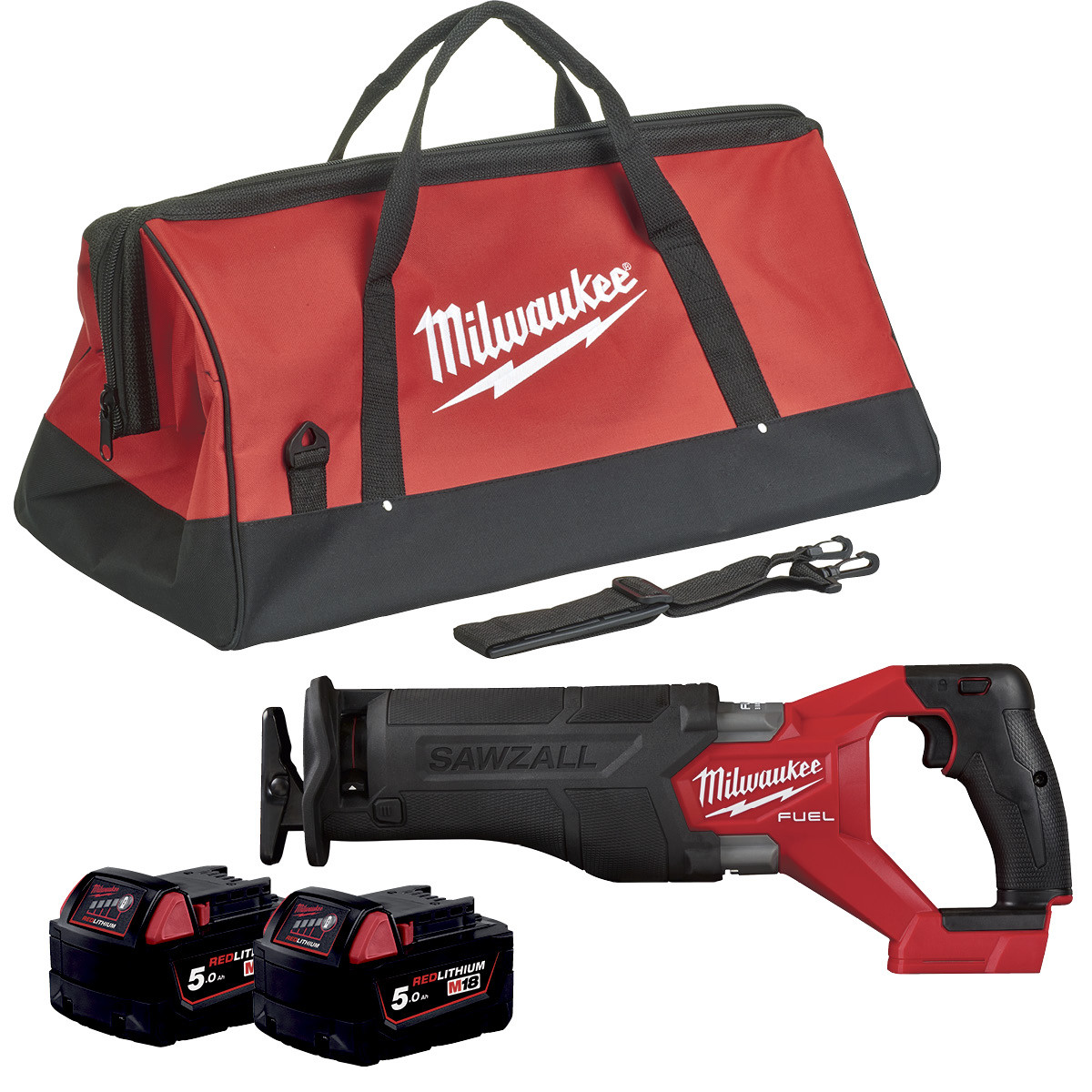 Milwaukee M18 Fsz Fuel Bajonetsav Inkl Milwaukee M18 Batterier Taske