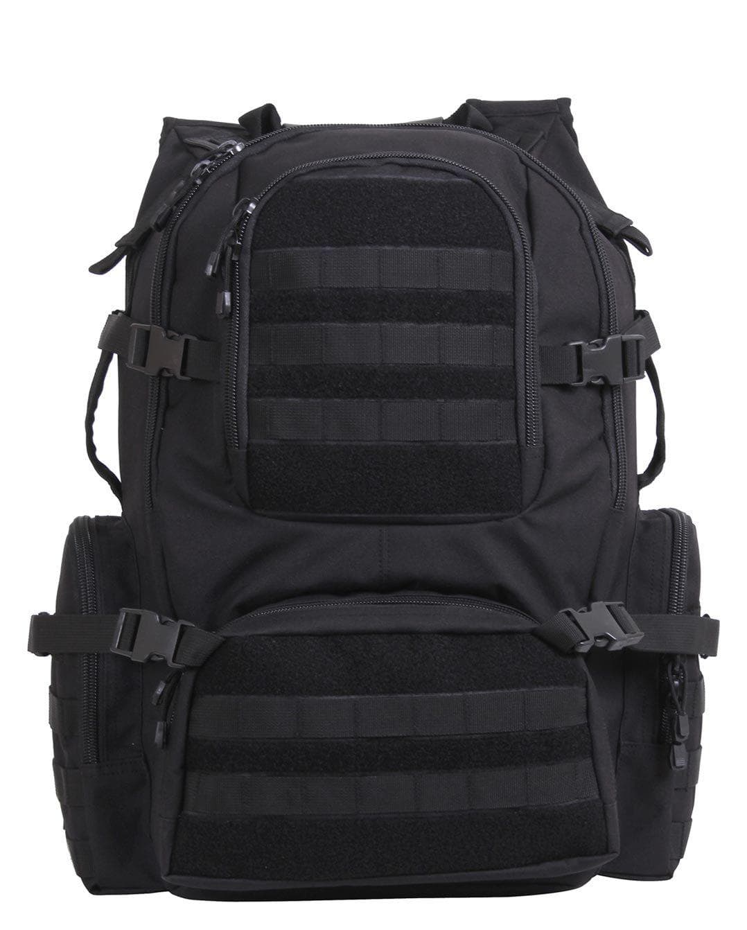 Rothco Multi Kammer Molle Assault Rygsæk Sort Sort Unisex One Size