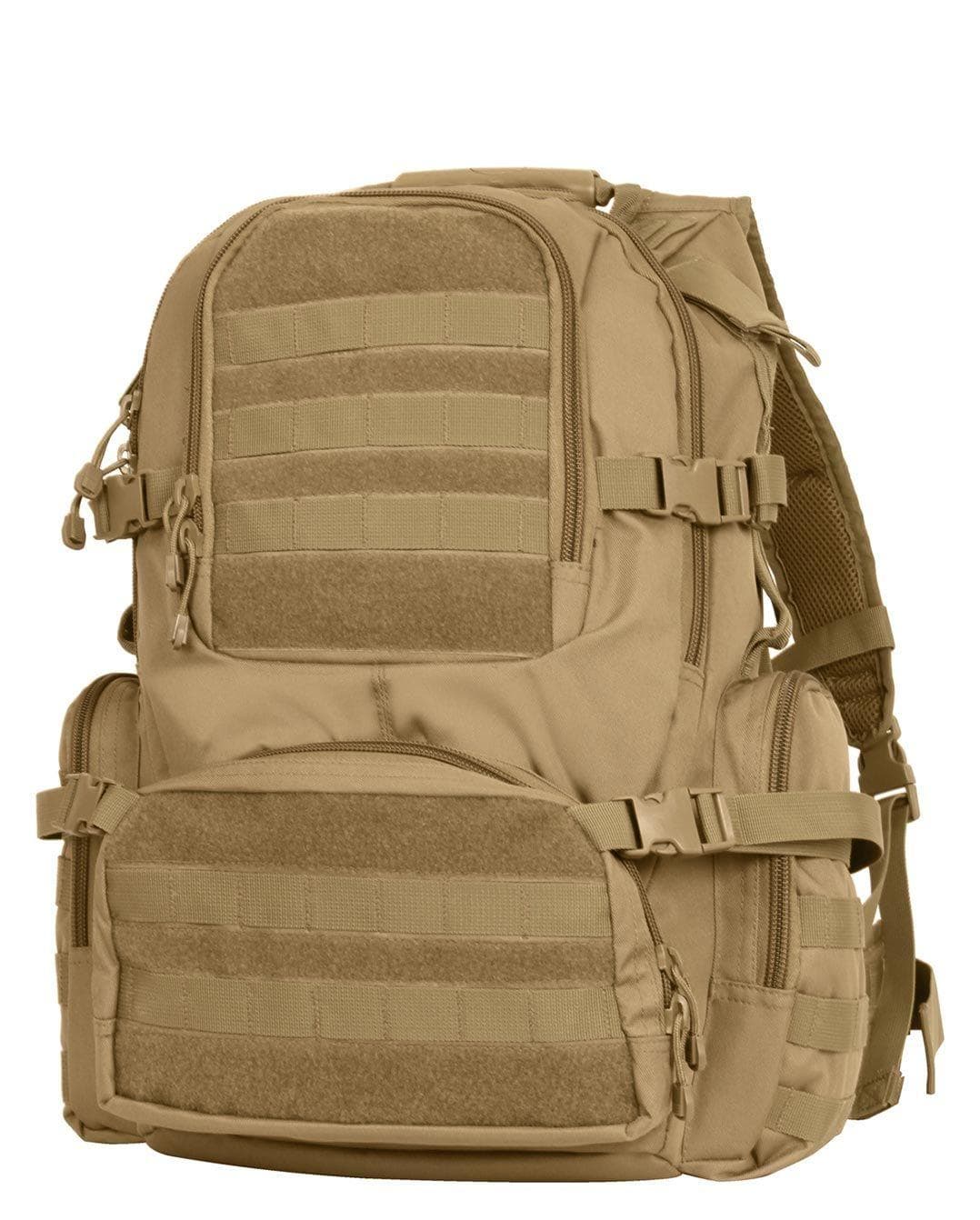 Rothco Multi Kammer Molle Assault Rygsæk Coyote Brun Coyote Brown Unisex One Size