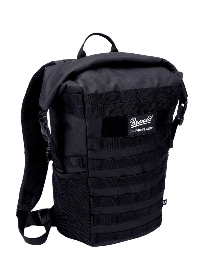 Brandit Cooper Rolltop Molle Rygsæk Sort One Size Sort Unisex 20 Liter