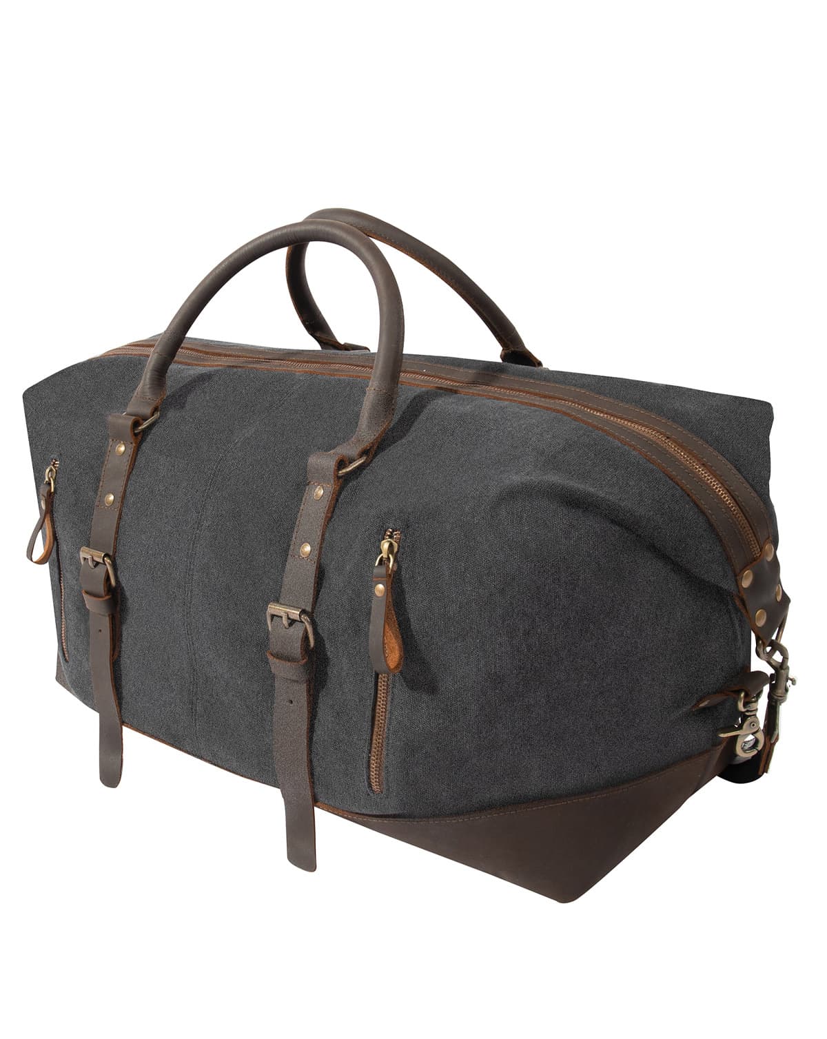 Rothco Weekend Taske Læderdetaljer Koksgrå One Size Charcoal Unisex 58 Liter