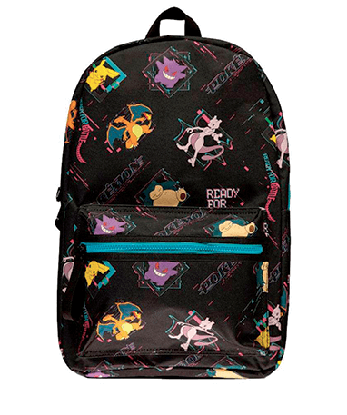 Pokemon Skoletaske Rygsæk Aop