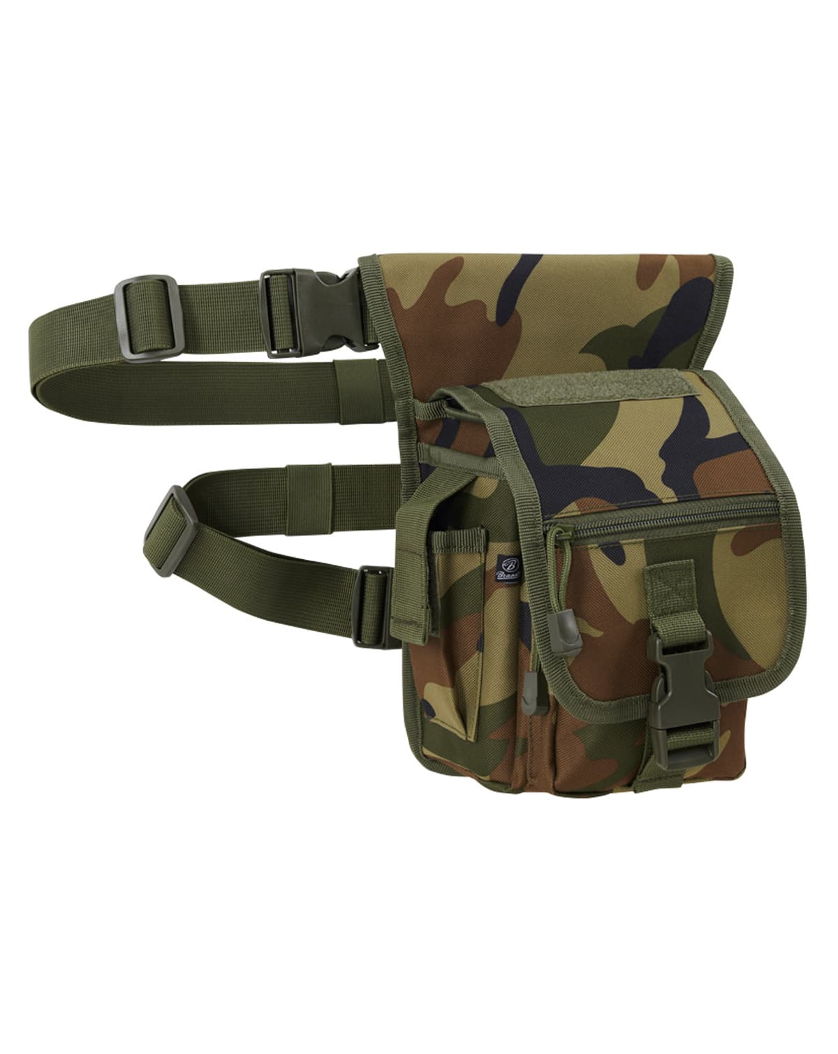 Brandit Molle Side Kick Hoftetaske Woodland Woodland Unisex 3 Liter