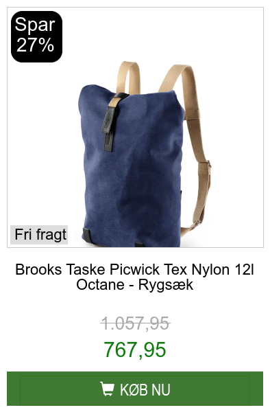 Brooks Picwick Tex Nylon 12L Rygsæk på tilbud!