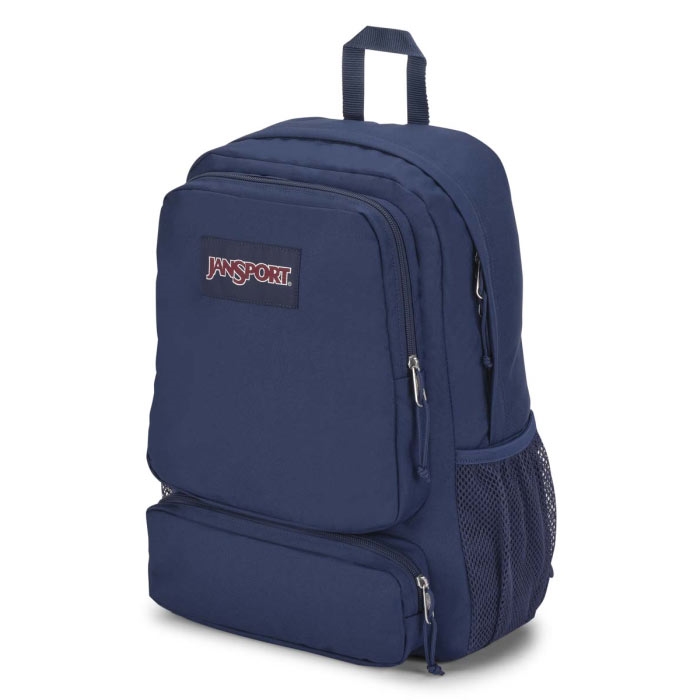 Jansport Doubleton Rygsæk Navy Skoletasker Rygsække Mørkeblå  29