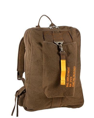 Rothco Vintage Flyver Rygsæk 14l Brun Brown Unisex 14 Liter