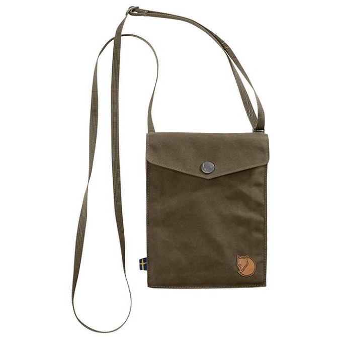 Fjallraven Pocket Taske Dark Olive Små Tasker Punge Tilbehør Grøn